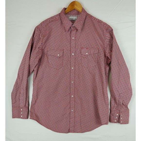 Chemise Wrangler Femme a Snap Rose Motif Small